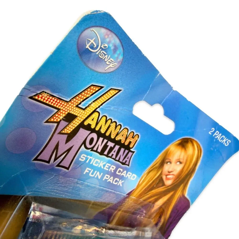 Hannah Montana 2008 Sticker Card Fun Pack Trading Cards by Topps NEW 14 Cards